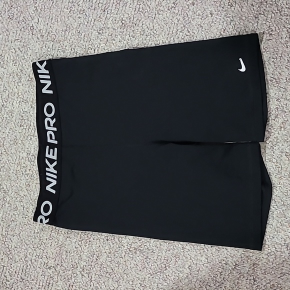 Nike Pro Black Shorts High Waist - Picture 7 of 11